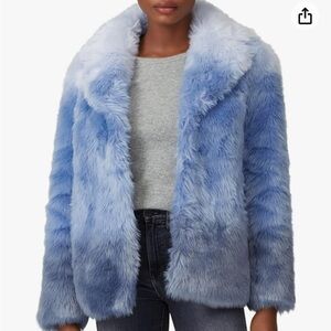 Unreal Fur (faux fur) Blue coat size M